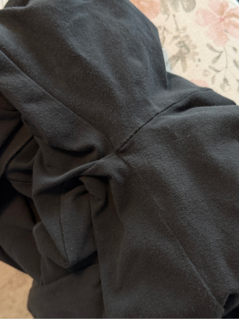 SKIMS Stretch Cotton Jersey Foldover Pants - Picture 5 of 9